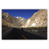 Auf dem Karakorum Highway in Pakistan.